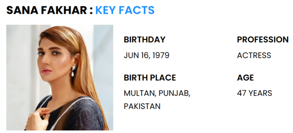 Sana Fakhar